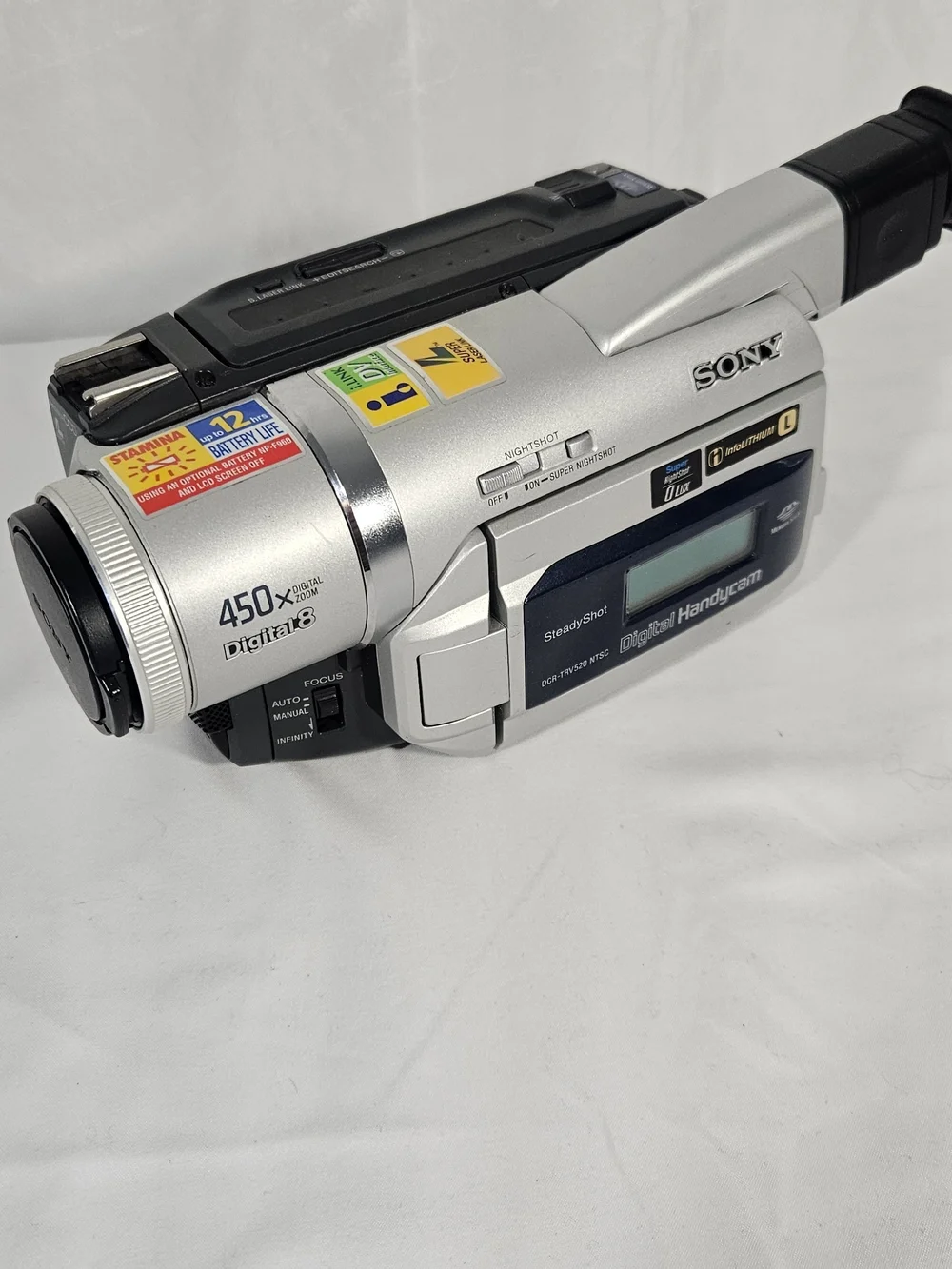 Sony DCR-TRV520 Digital8 Hi8 Video8 Handycam Watch Play Video Transfer VCR #272